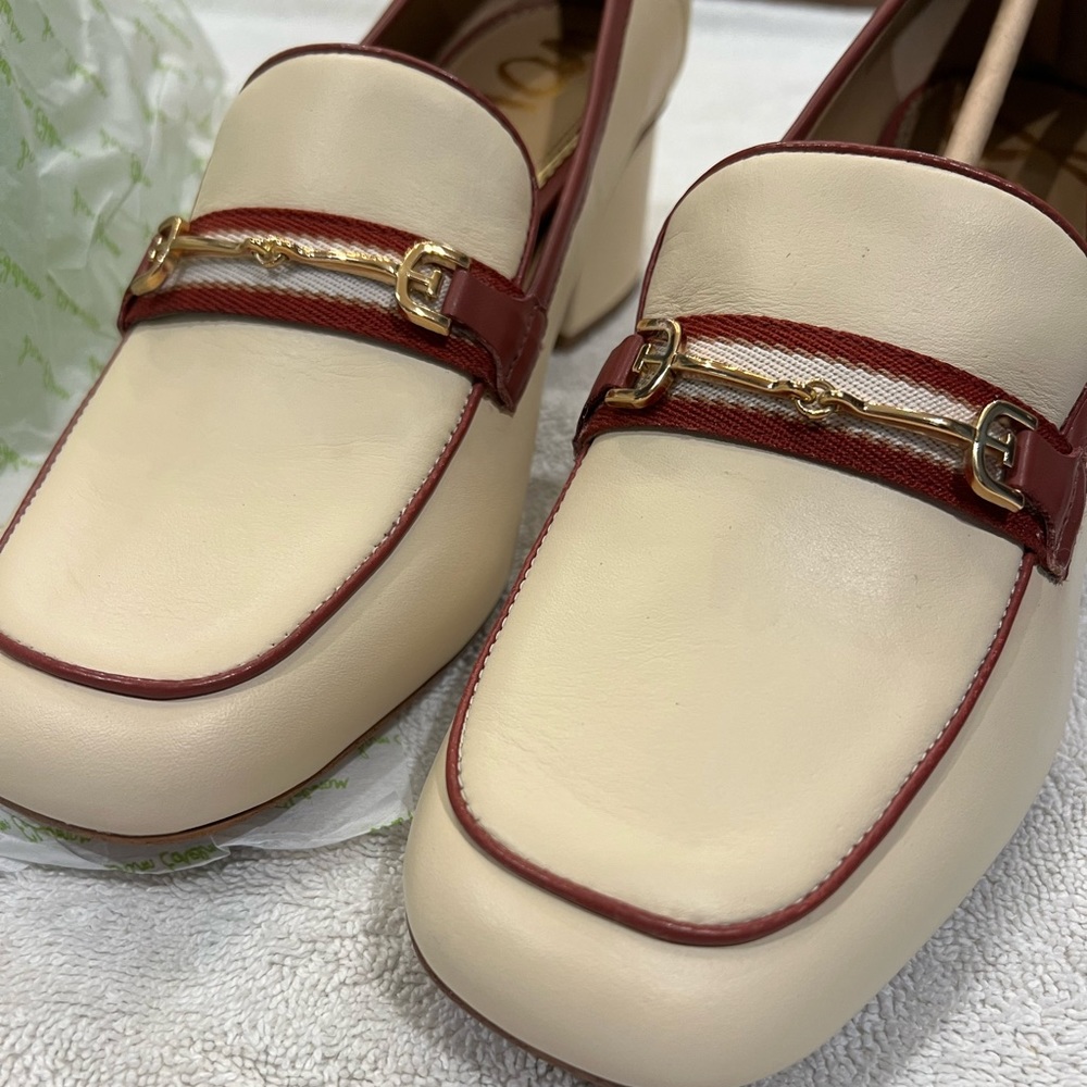 Sam Edelman block heeled loafer - size 10. New in box.